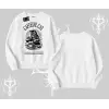 Biskilet Sweatshirt Caffeine Cat Kahve Temalı Kedi Baskılı