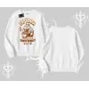 Biskilet Sweatshirt Cute Capybara Enjoying Ramen Noodles Artwork