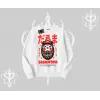Biskilet Sweatshirt Daruma Kedi Anime Baskılı
