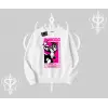 Biskilet Sweatshirt Heroic Anime Girl Japon Stil Grafik Baskılı