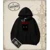 BLACK CAT Oversize Unisex Kapşonlu Sweatshirt