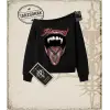 BLESSED Kadın Kayık Yaka Sweatshirt