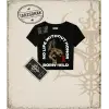 BORN WILD V  Kadın Baby Tee