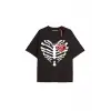 Brook Baskılı Oversize Kalıp Unisex T-shirt