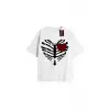 Brook Baskılı Oversize Kalıp Unisex T-shirt