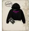 BROOKLYN MOR Kadın Crop Kapşonlu Sweatshirt