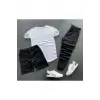BSJEANS Unisex Eşofman Şort Tshirt Set 3lü BS3LÜ
