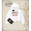 BUILT DIFFERENT Kadın Crop Kapşonlu Sweatshirt