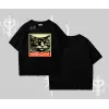 Candyland Yazılı Sevimli Kedi Baskılı Biskilet Sweatshirt