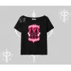 Candyland Yazılı Sevimli Kedi Baskılı Kapşonlu Crop Sweatshirt