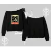 Candyland Yazılı Sevimli Kedi Baskılı Kapşonlu Sweatshirt