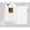 Candyland Yazılı Sevimli Kedi Baskılı Oversize Tshirt
