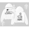 Çarpılır mı? Çarpılmıştır. Kapşonlu Crop Sweatshirt