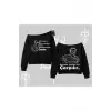 Çarpılır mı? Çarpılmıştır. Kayık Yaka Sweatshirt