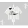 Çarpılır mı? Çarpılmıştır. Oversize Crop Tshirt