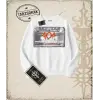 CASSETTE Oversize Unisex Bisiklet Yaka Sweatshirt