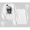 Catronaut Kedi Baskılı Biskilet Sweatshirt