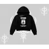 Catronaut Kedi Baskılı Kayık Yaka Sweatshirt
