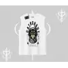 Catronaut Kedi Baskılı Kolsuz Tshirt