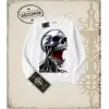 CHROME SKULL Oversize Unisex Bisiklet Yaka Sweatshirt