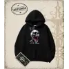 CHROME SKULL Oversize Unisex Kapşonlu Sweatshirt