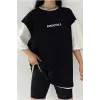 Çift Renk MİNİMAL ESSENTIAL Baskılı Unisex Tshirt