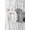 Çift Sevgili Paket Pamuklu Oversize Sweatshirt