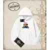 Çilek kız Oversize Unisex Kapşonlu Sweatshirt