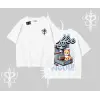Coffee Meow Kahve Temalı Kedi Arka Baskılı Oversize Tshirt