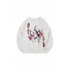 Coke serisi Letter & Figure Graphic Pullover