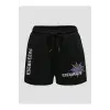 Coolane Letter Graphic Drawstring Waist Şort