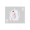 Cozy Queen Kedi Baskılı Biskilet Sweatshirt