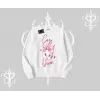 Cozy Queen Kedi Baskılı Biskilet Sweatshirt