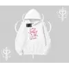 Cozy Queen Kedi Baskılı Kapşonlu Sweatshirt