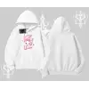 Cozy Queen Kedi Baskılı Kapşonlu Sweatshirt