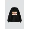 Creation of Adam Baskılı Oversize Unisex Siyah