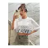 Crop CKOD-232913 Mektup Baskılı Kadın