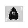 Cute Kitten Yazılı Sevimli Kedi Baskılı Kapşonlu Sweatshirt