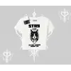 Cuteness Overload Kedi Baskılı Oversize Crop Tshirt