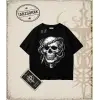 CYBER PUNK SKULL   Oversize Unisex Tişört