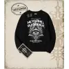 DARK OCCULT FRONT Oversize Unisex Bisiklet Yaka Sweatshirt