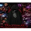 Deidara Naruto Anime Karakteri Oversize Unisex Kapşonlu Sweatshirt Beyaz