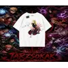 Deidara Naruto Anime Karakteri Oversize Unisex Tişört Beyaz