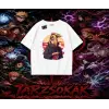 Deidara Naruto Anime Karakteri Oversize Unisex Tişört Beyaz