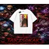 Deidara Naruto Anime Karakteri Oversize Unisex Tişört Beyaz