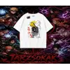 Deidara Naruto Anime Karakteri Oversize Unisex Tişört Beyaz