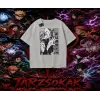 Deidara Naruto Anime Karakteri Oversize Unisex Tişört Beyaz