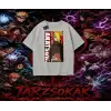 Deidara Naruto Anime Karakteri Oversize Unisex Tişört Beyaz