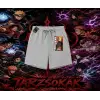 Deidara Naruto Anime Karakteri Unisex Şort Beyaz