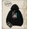 Demon Slayer Anime Baskılı Oversize Unisex Kapşonlu Sweatshirt